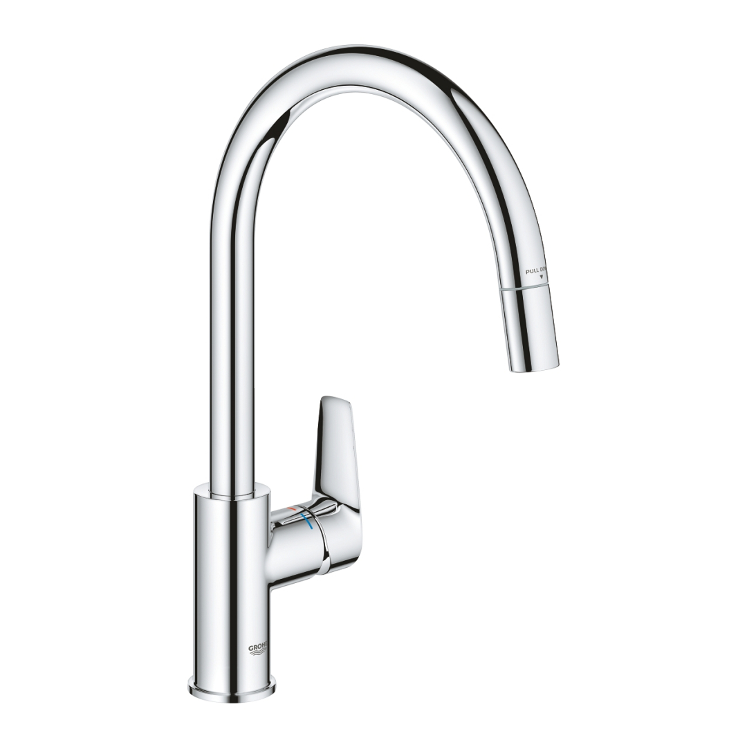 Grohe Start Edge egykaros konyhai csaptelep magas és kihúzható kifolyócsővel 30550000