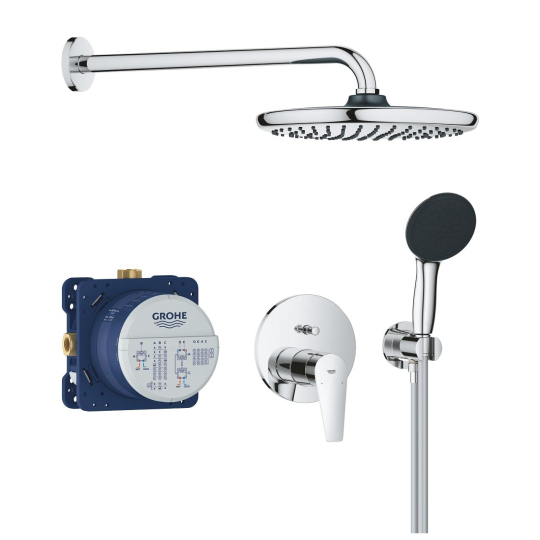 Grohe Start Edge Rejtett zuhanyrendszer Vitalio Comfort 250 zuhanyfejjel króm 25293000