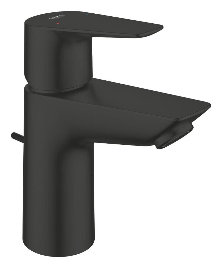 GROHE Start Edge S QuickFix mosdócsaptelep húzórudas leeresztővel, víztakarékos, matt fekete 233422431