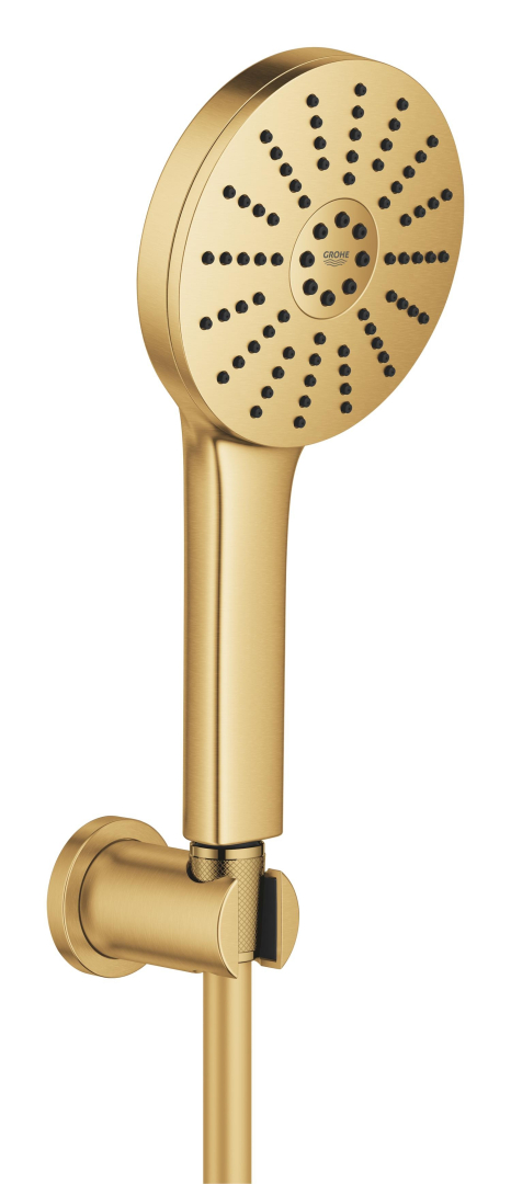 Grohe Vitalio Joy+ 120 Falitartós zuhanygarnitúra 3 féle vízsugaras kézizuhannyal arany 134865GN00