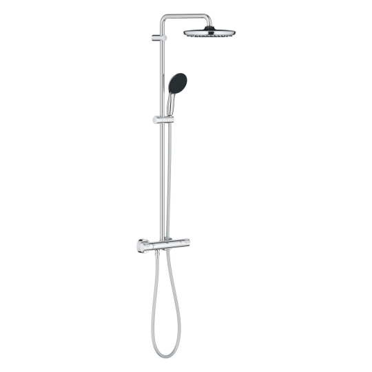 Grohe Vitalio Start System 250 Termosztátos zuhanyrendszer fej- és kézizuhannyal króm 26677001