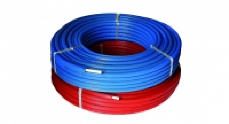 Henco 16x2 (6mm) Szigetelt ötrétegű alumíniumbetétes cső PE-Xc/AL/PE-Xc kék  (100fm/tekercs)