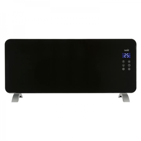 Home FK 430 WIFI Smart konvektor fűtőtest, álló vagy falra szerelhető, edzett üveg, fekete, 2000w
