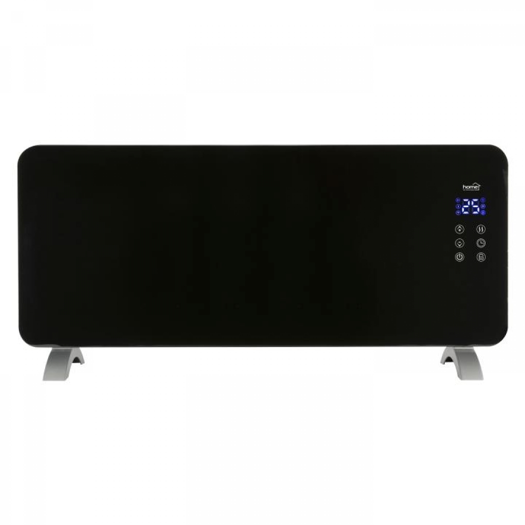 Home FK 430 WIFI Smart konvektor fűtőtest, álló vagy falra szerelhető, edzett üveg, fekete, 2000w