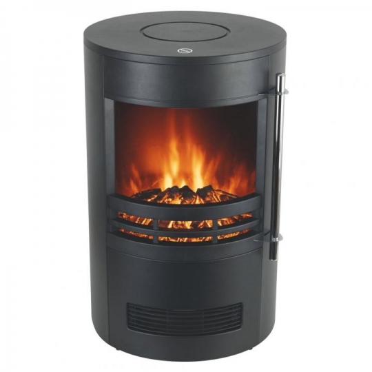 Home FKK 14 Elektromos álló látványkandalló, hengeres, fekete