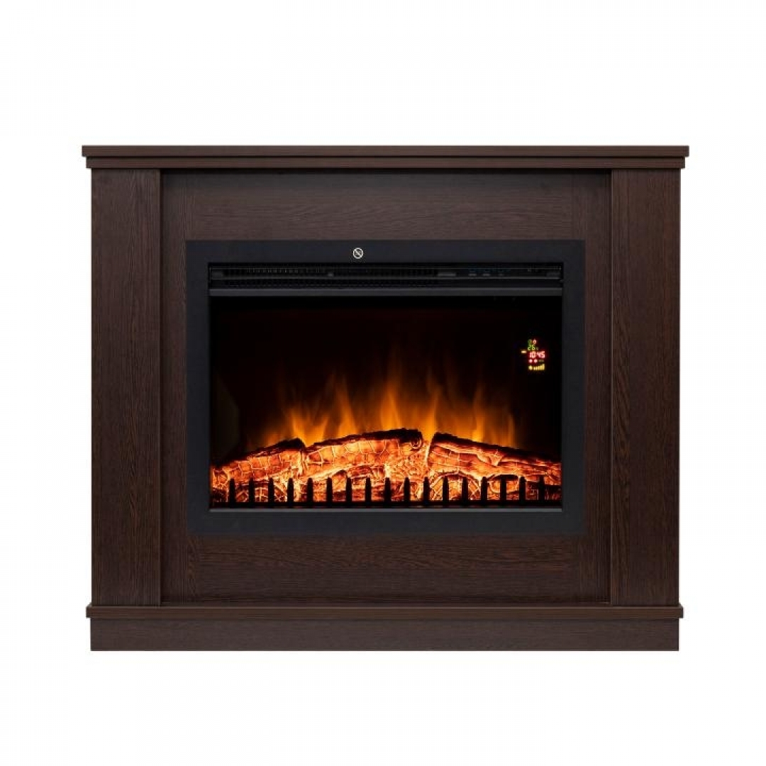 Home FKKF 02 + FKKI 03 kit fkk Milano Beépíthető elektromos látványkandalló kerettel, bükk