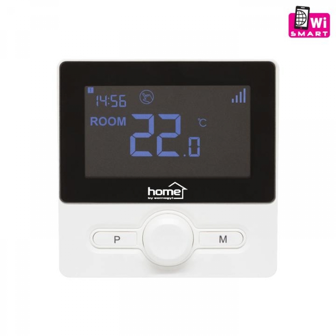 Home THES25BWIFI Vezeték nélküli szobatermosztát, fekete