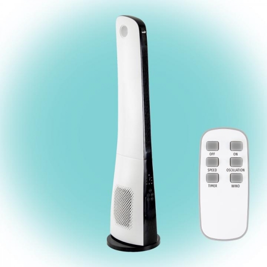 Home TWFR 110 Oszlopventilátor, fehér, 110cm, 45w