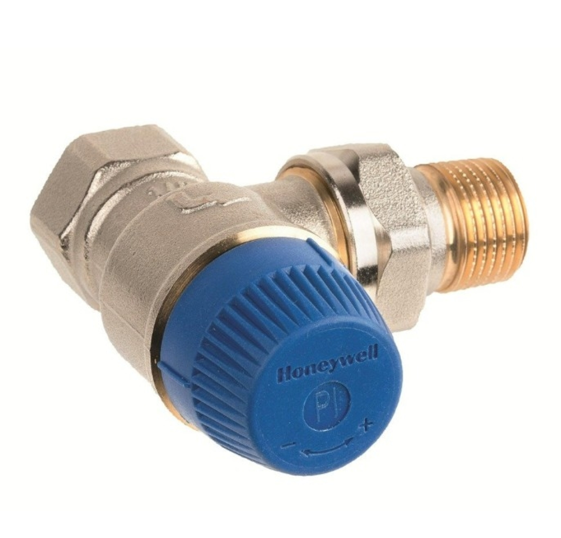 Honeywell V2100EPI15 Nyomásfüggetlen termosztatikus radiátorszelep 1/2 sarok