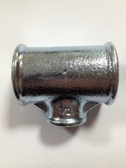 Horganyzott szűkített T idom 4x3x4