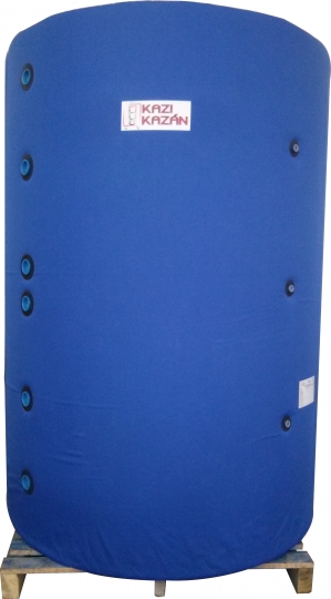 Kazi Totya KTMM 1000 2HE 1000 literes 2 Hőcserélős puffertartály szigeteléssel