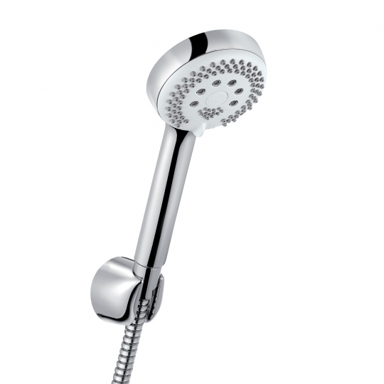 Kludi Logo Zuhanyszett 3S zuhanyfejjel fix fali tartóval és gégecsővel  6803005-00