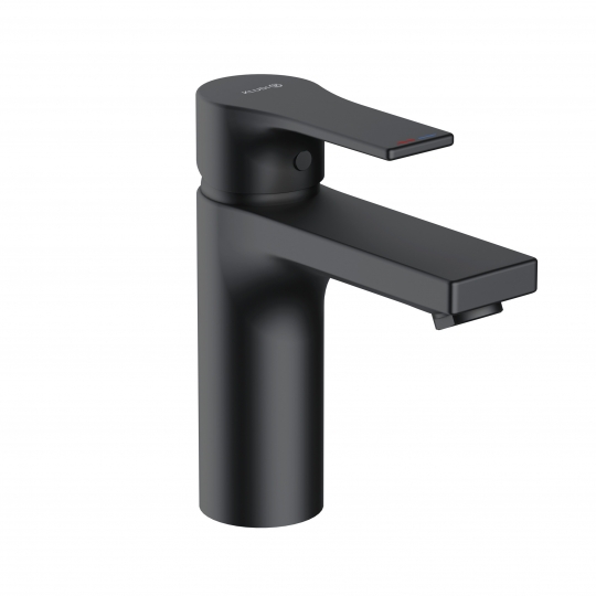 Kludi Zenta SL Mosdó csaptelep 100 Push-Open leeresztőszeleppel, fekete 482983965