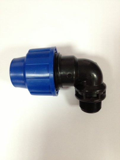 KPE Könyök 20x3/4' KM