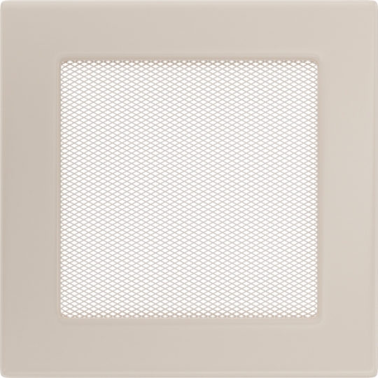 Kratki 17x17 cm Egyszerű szellőzőrács krém