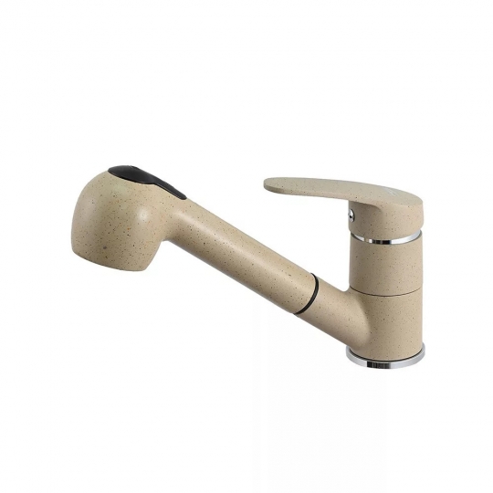 Leziter Carol Egykaros mosogató csaptelep, bézs (ZS-7017-Beige)