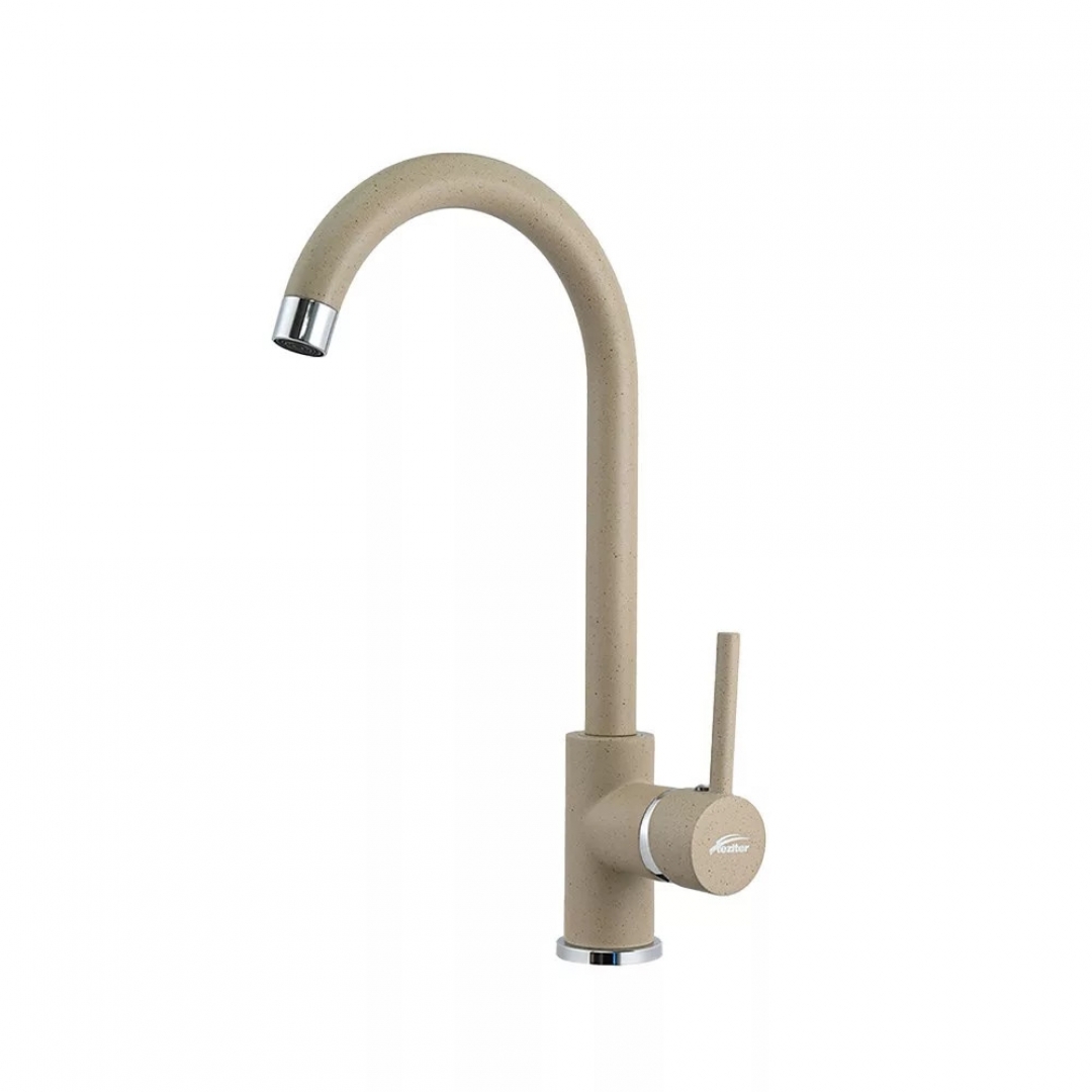 Leziter Noril Egykaros mosogató csaptelep, bézs (ZS-7018-Beige)