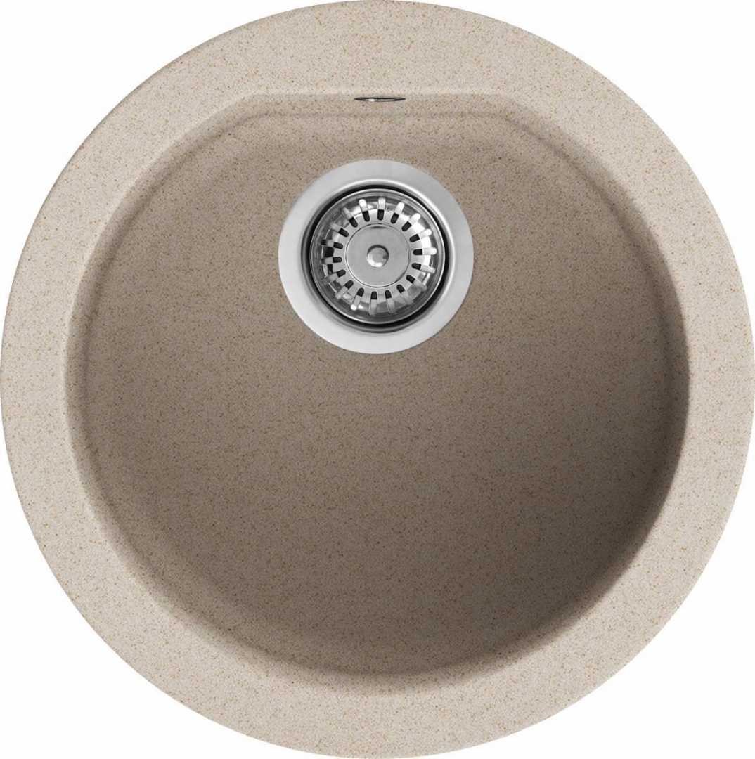 Elleci  Fox Round G51 Gránit Mosogatótálca kerek medencés avena LGFROU51