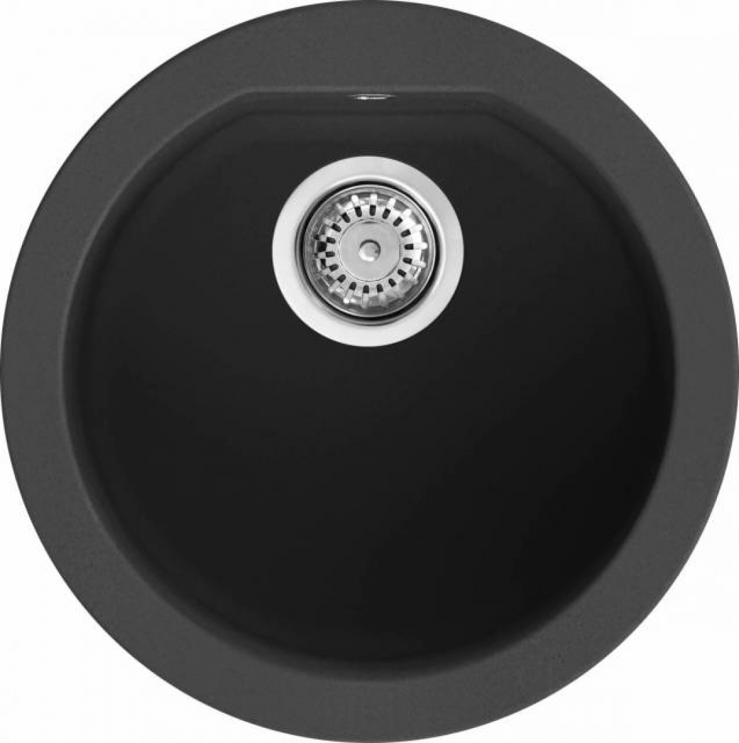 Elleci  Fox Round G59 Gránit Mosogatótálca kerek antracite LGFROU59