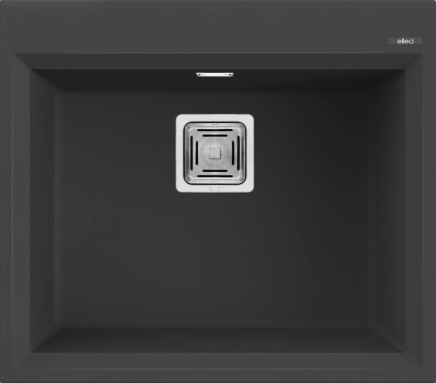 Elleci Karisma 105 G40 Gránit Mosogatótálca négyzetes lefolyóval nero LGK10540