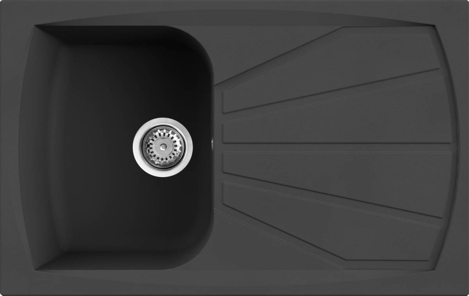 Elleci Living 300 G59 Gránit Mosogatótálca csepegtetővel antracite LGL30059