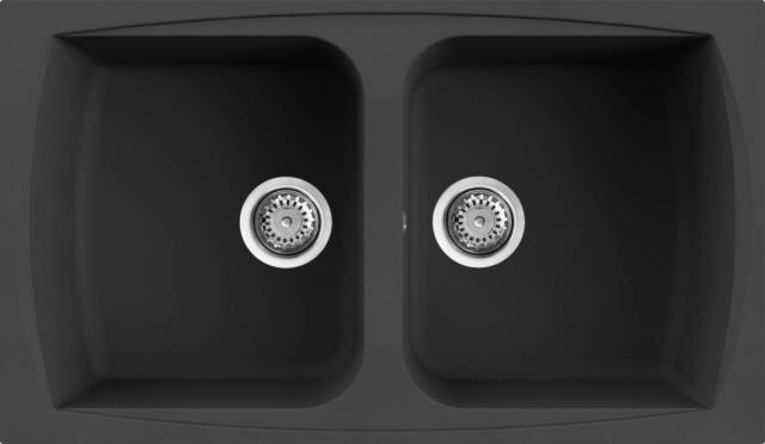 Elleci Living 450 G59 Gránit Mosogatótálca dupla medencés antracite LGL45059