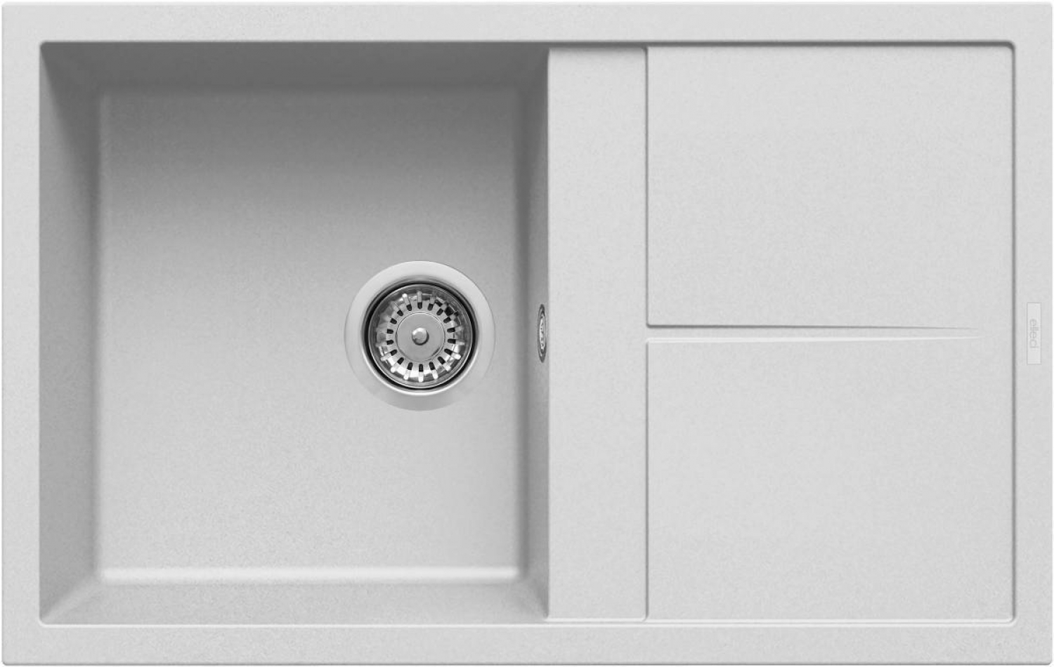 Elleci Unico 300 G68 Gránit Mosogatótálca csepegtetővel bianco LGU30068
