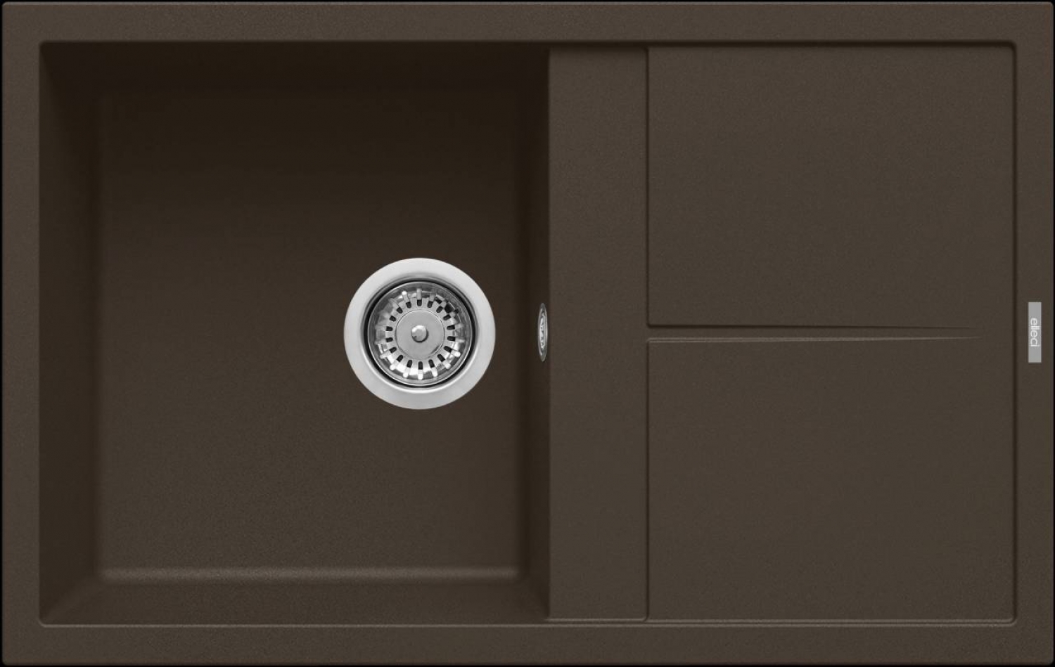 Elleci Unico 300 G78 Gránit Mosogatótálca csepegtetővel espresso LGU30078