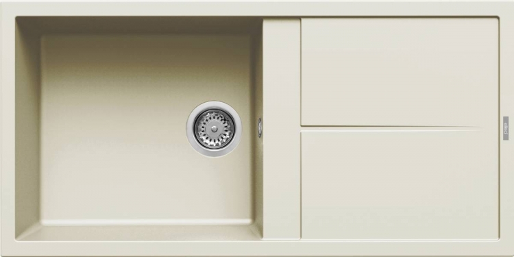 Elleci Unico 480 G62 Gránit Mosogatótálca csepegtetővel bianco antico LGU48062