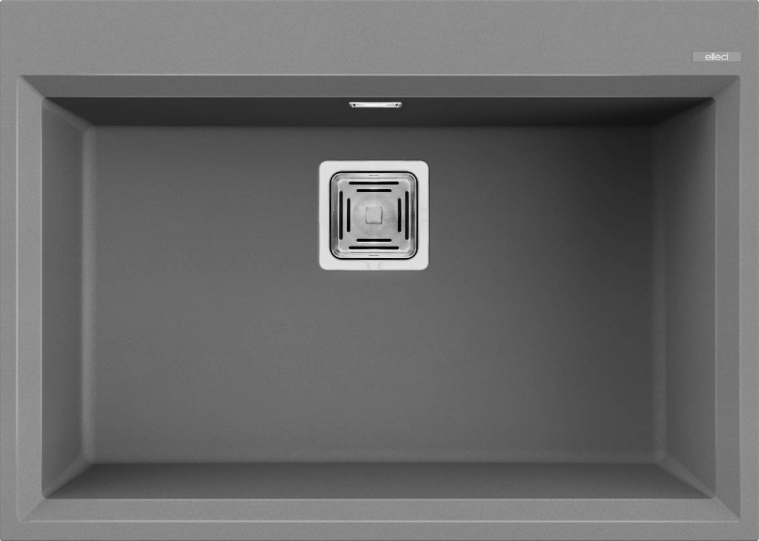 Elleci Karisma 120 M73 Gránit Mosogatótálca négyzetes lefolyóval titánium LMK12073