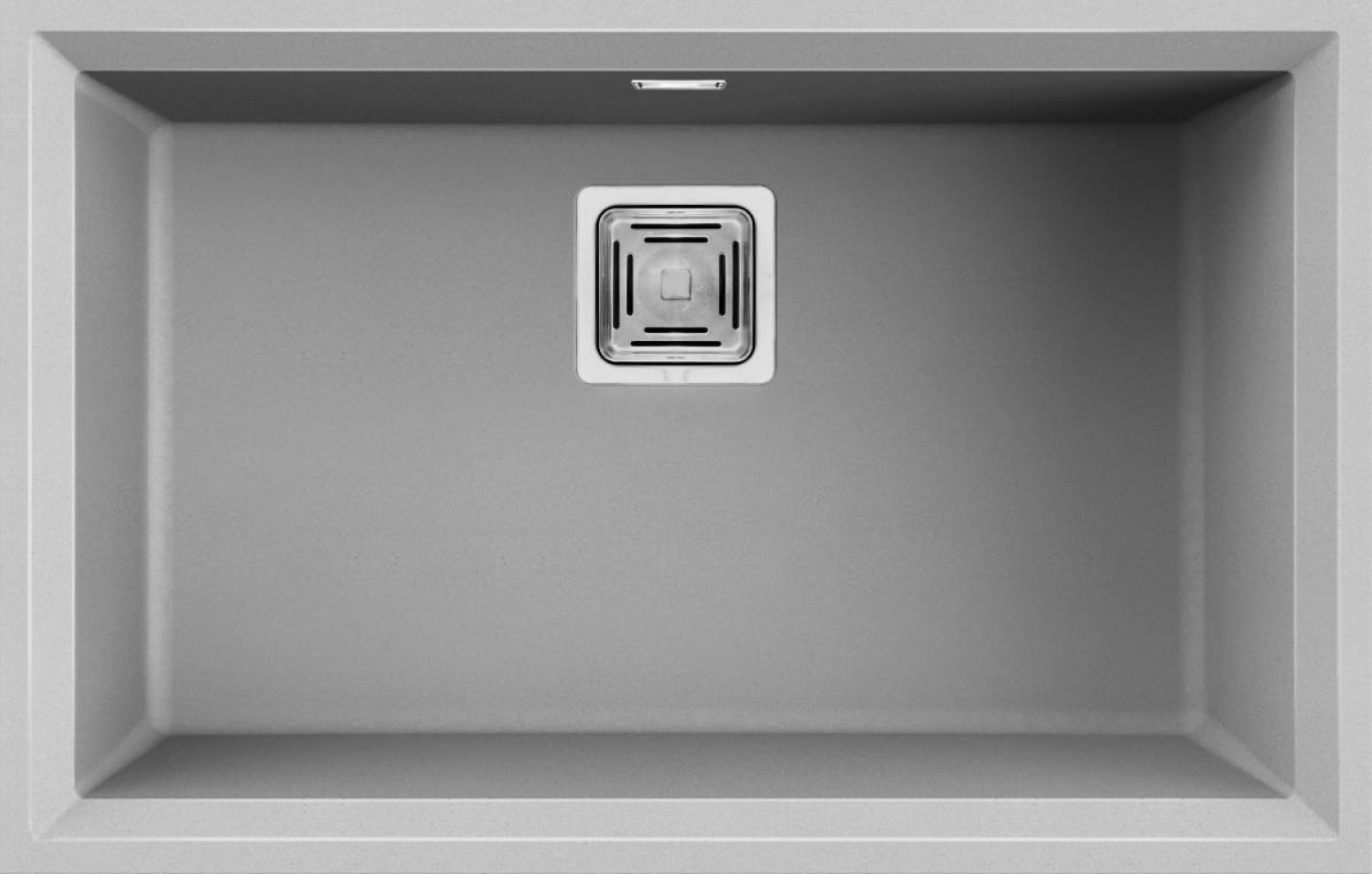 Elleci Karisma 120 M79 Gránit Mosogatótálca munkalapalá szerelhető négyzetes lefolyóval aluminium színű LMK12079BSO