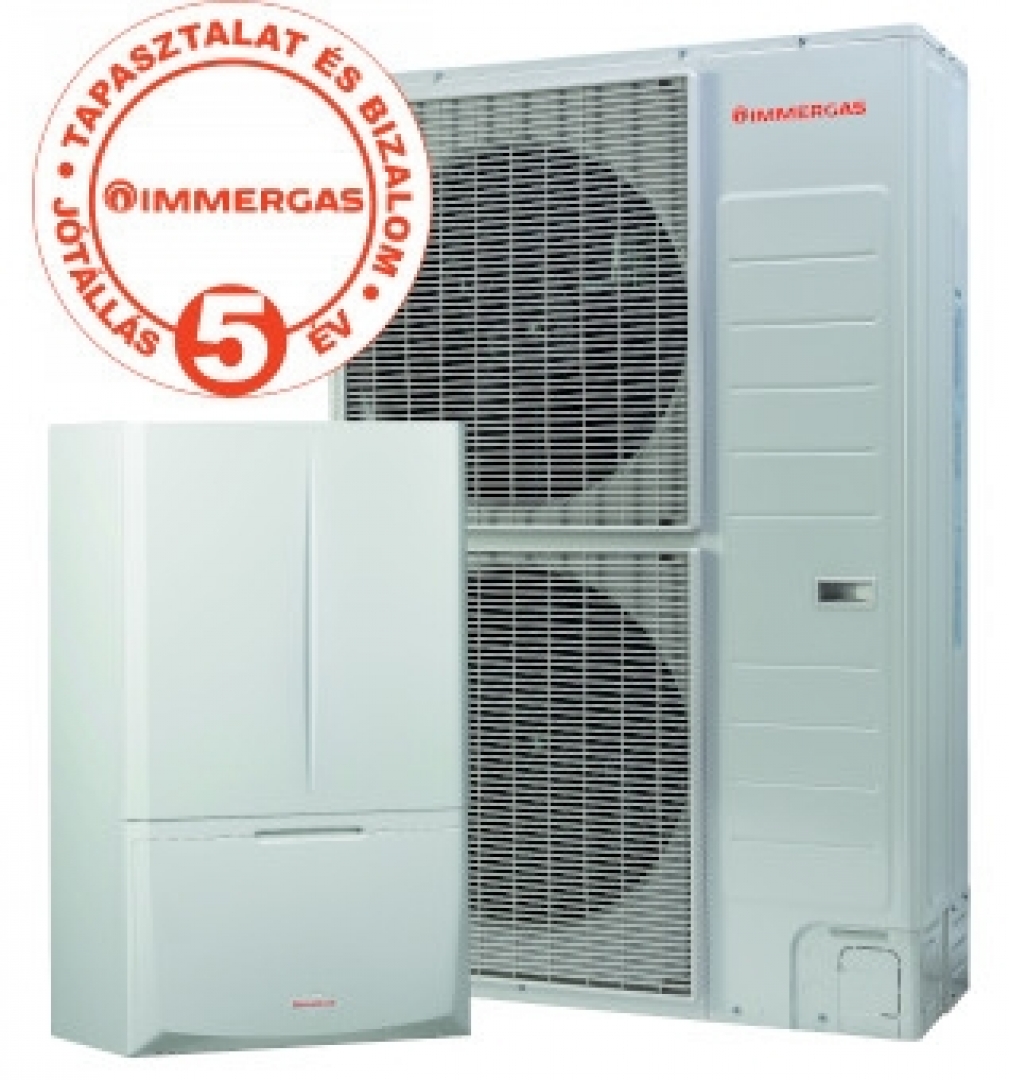 Immergas Magis Pro 12 V2 T split rendszerű levegő-víz hőszivattyú beltéri és kültéri egységgel