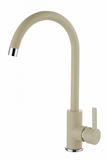 Elleci C01 Álló Mosogató csaptelep íves elfordítható kifolyócsővel G62 bianco antico MGKC0162