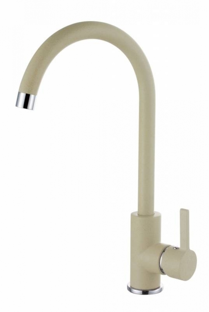 Elleci C01 Álló Mosogató csaptelep íves elfordítható kifolyócsővel G62 bianco antico MGKC0162