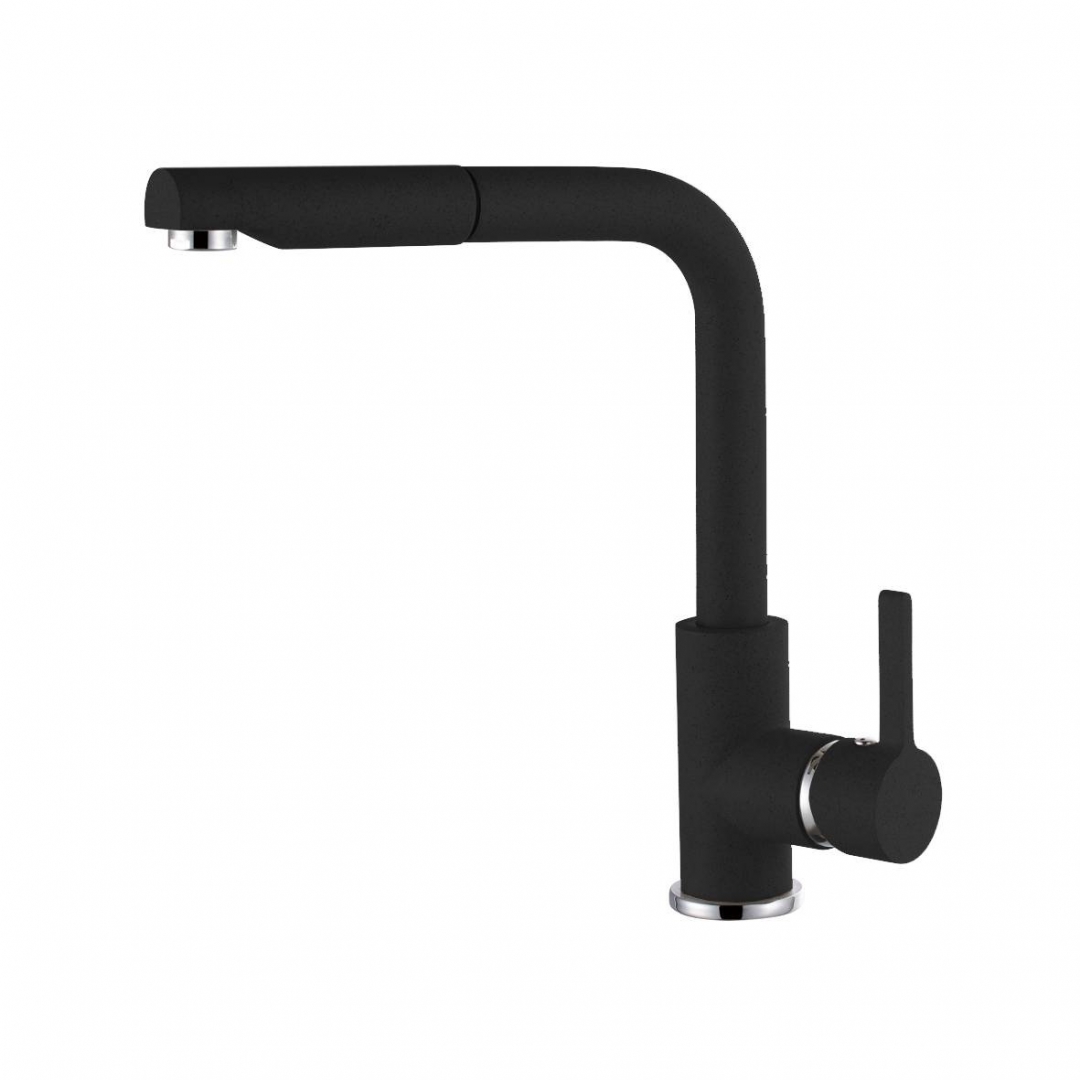 Elleci C02 Álló Mosogató csaptelep elfordítható kifolyócsővel G40 nero MGKC0240