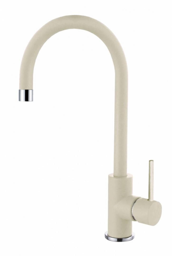 Elleci Cloud Álló Mosogató csaptelep íves elfordítható kifolyócsővel G62 bianco antico MGKCLO62