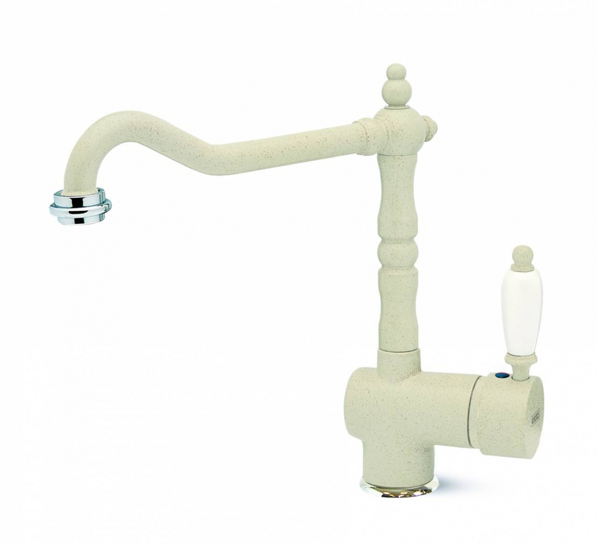 Elleci Rio Álló Mosogató csaptelep rusztikus elfordítható kifolyócsővel G62 bianco antico MGKRIO62