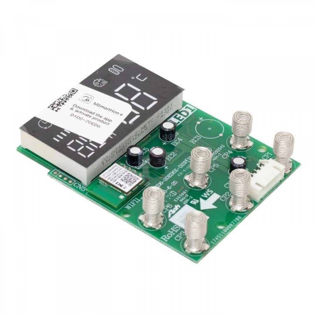 Midea 17151000007911 Kijelző panel D100-20ED6 és D80-20ED6 bojlerhez