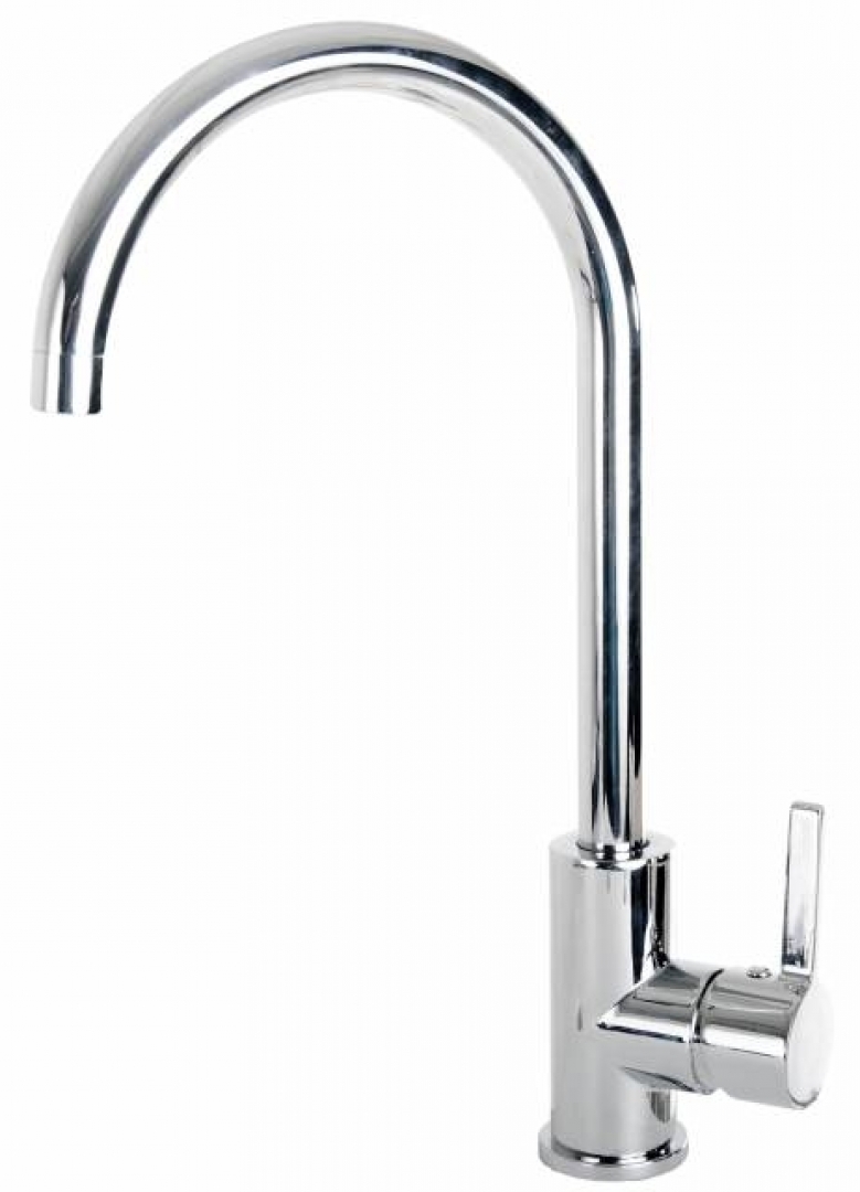 Elleci C01 Álló Mosogató csaptelep íves elfordítható kifolyócsővel króm MIKC01CR