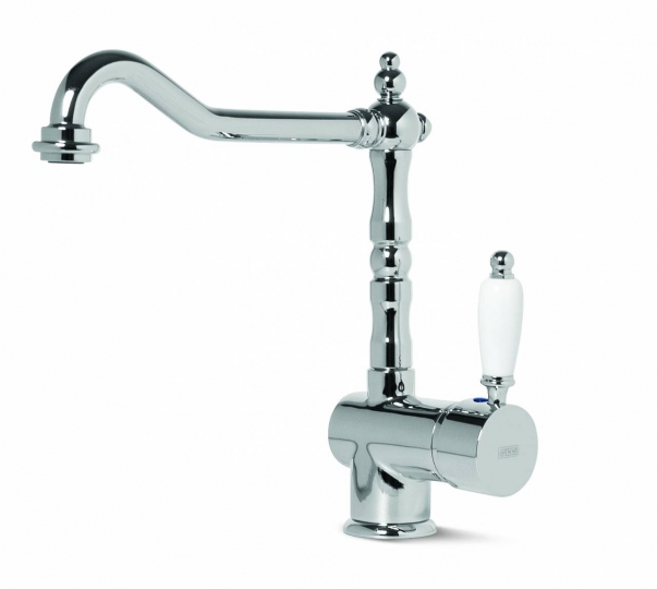 Elleci Rio Álló Mosogató csaptelep rusztikus elfordítható kifolyócsővel króm MIKRIOCR