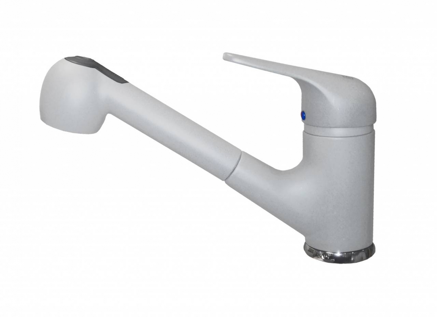 Elleci Venere Álló Mosogató csaptelep kihúzható kifolyócsővel M79 aluminium MMKVEN79