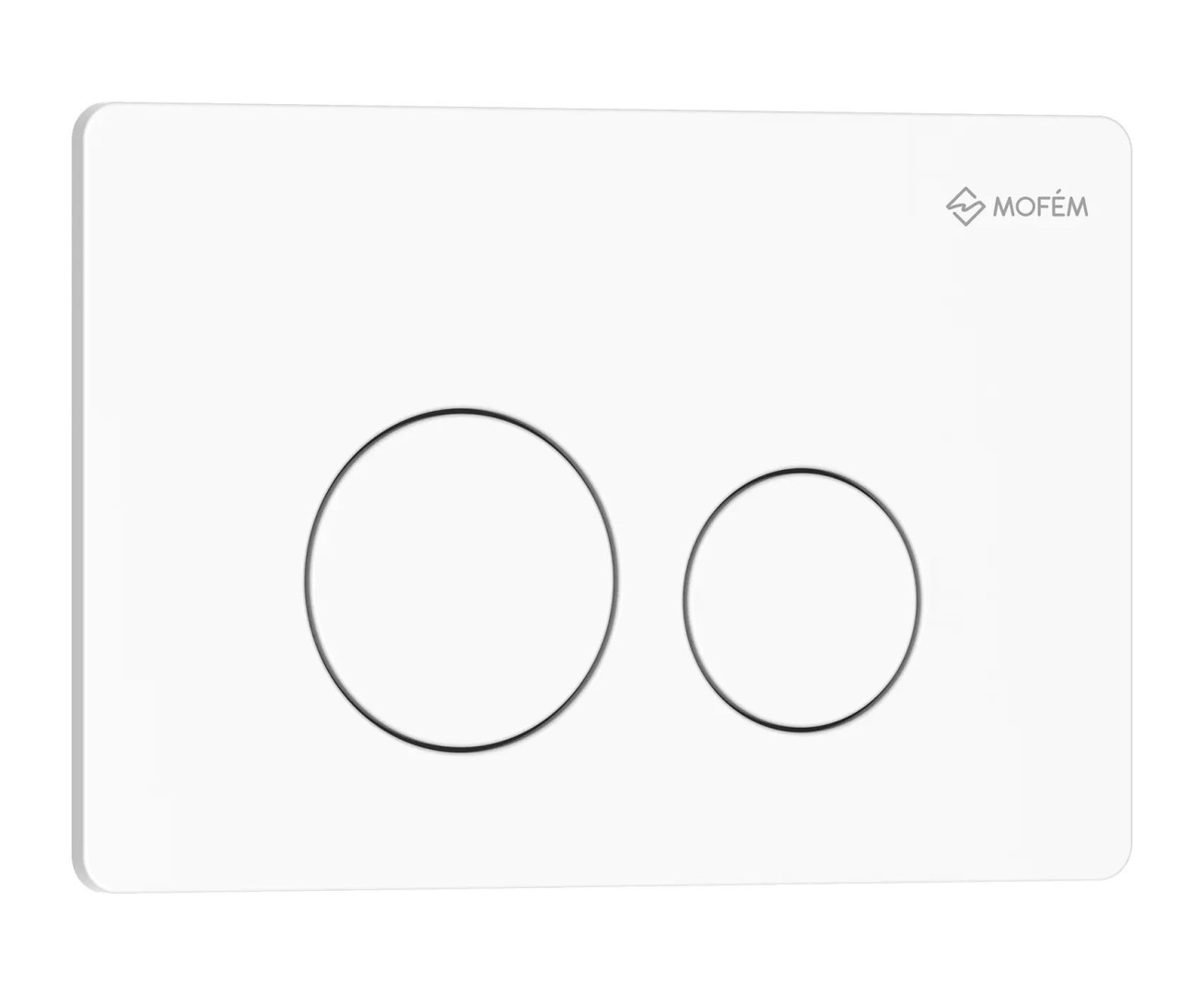 Mofém EVO 20 Rozsdamentes nyomólap matt fehér 73501280W