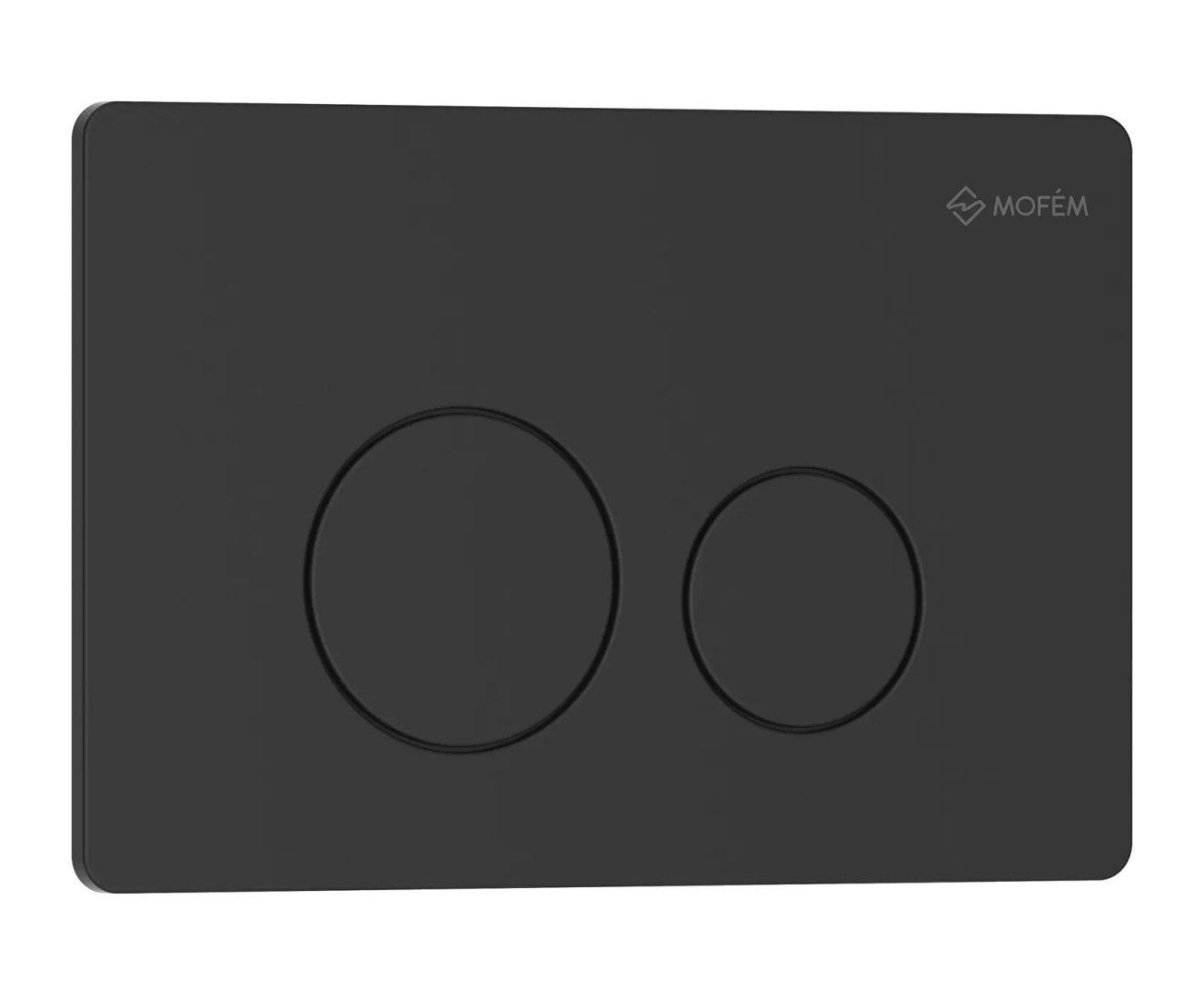 Mofém EVO 20 Rozsdamentes nyomólap matt fekete 73501280N