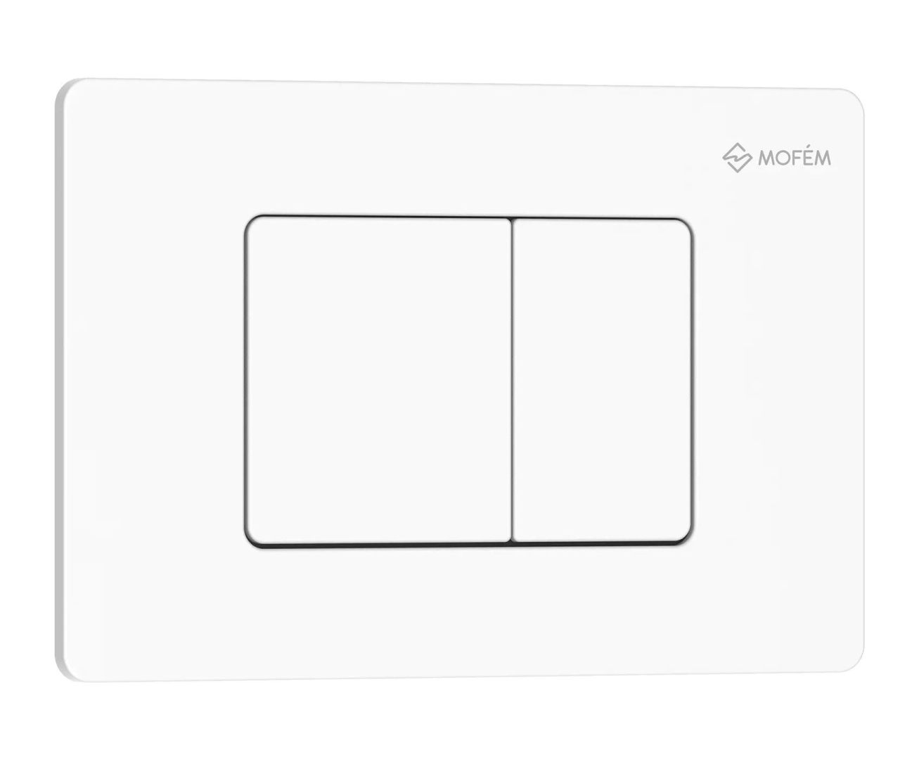 Mofém EVO 30 Rozsdamentes nyomólap matt fehér 73500280W