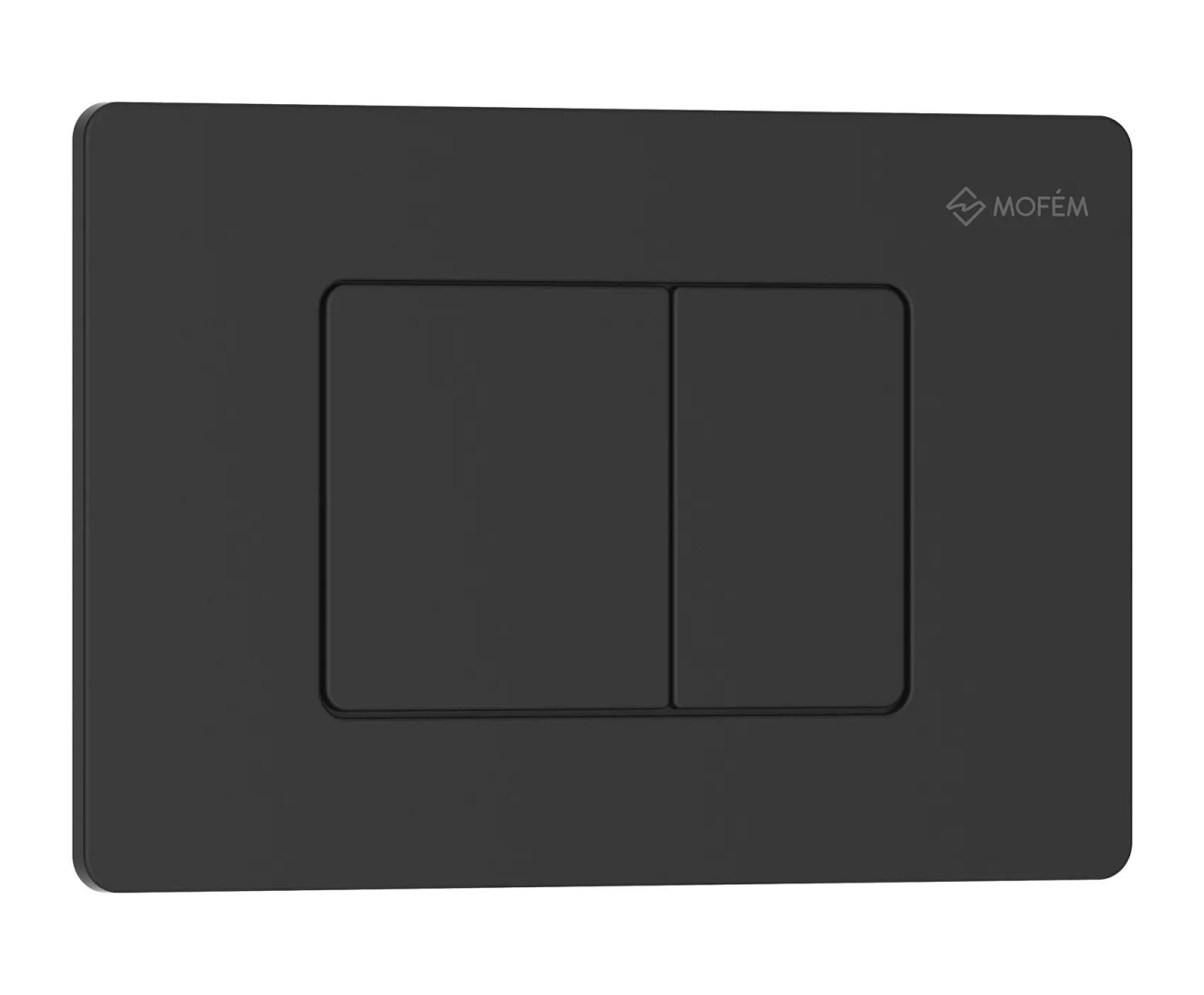 Mofém EVO 30 Rozsdamentes nyomólap matt fekete 73500280N