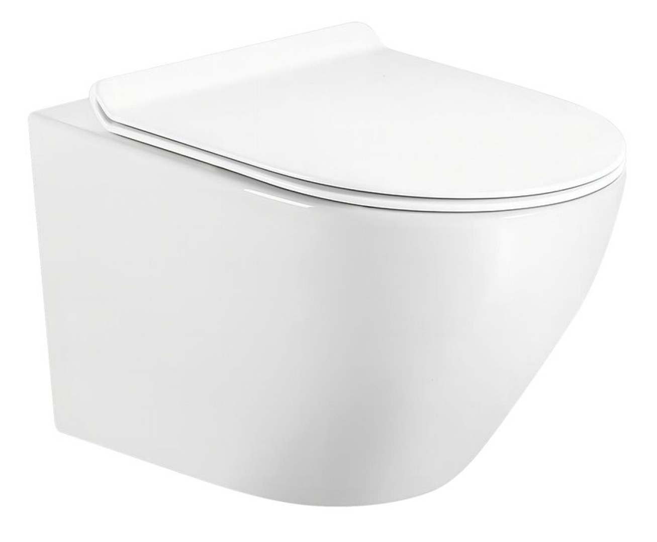 Mofém EVO Perem nélküli fali kerámia WC lecsapódásgátló ülőkével 700532800