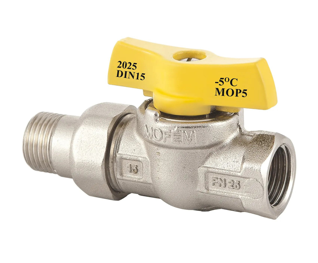 Mofém Flexum 1 Gáz gömbcsap KB toldattal 113-0070-10