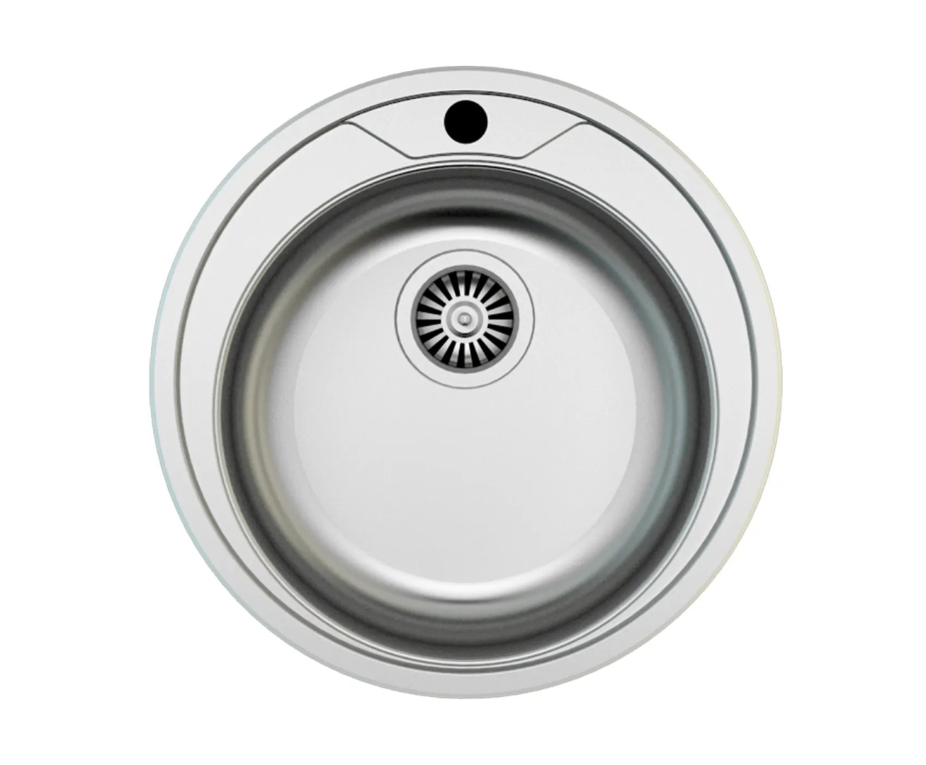 Mofém Infinite Rozsdamentes egymedencés kerek mosogatótálca 760012807