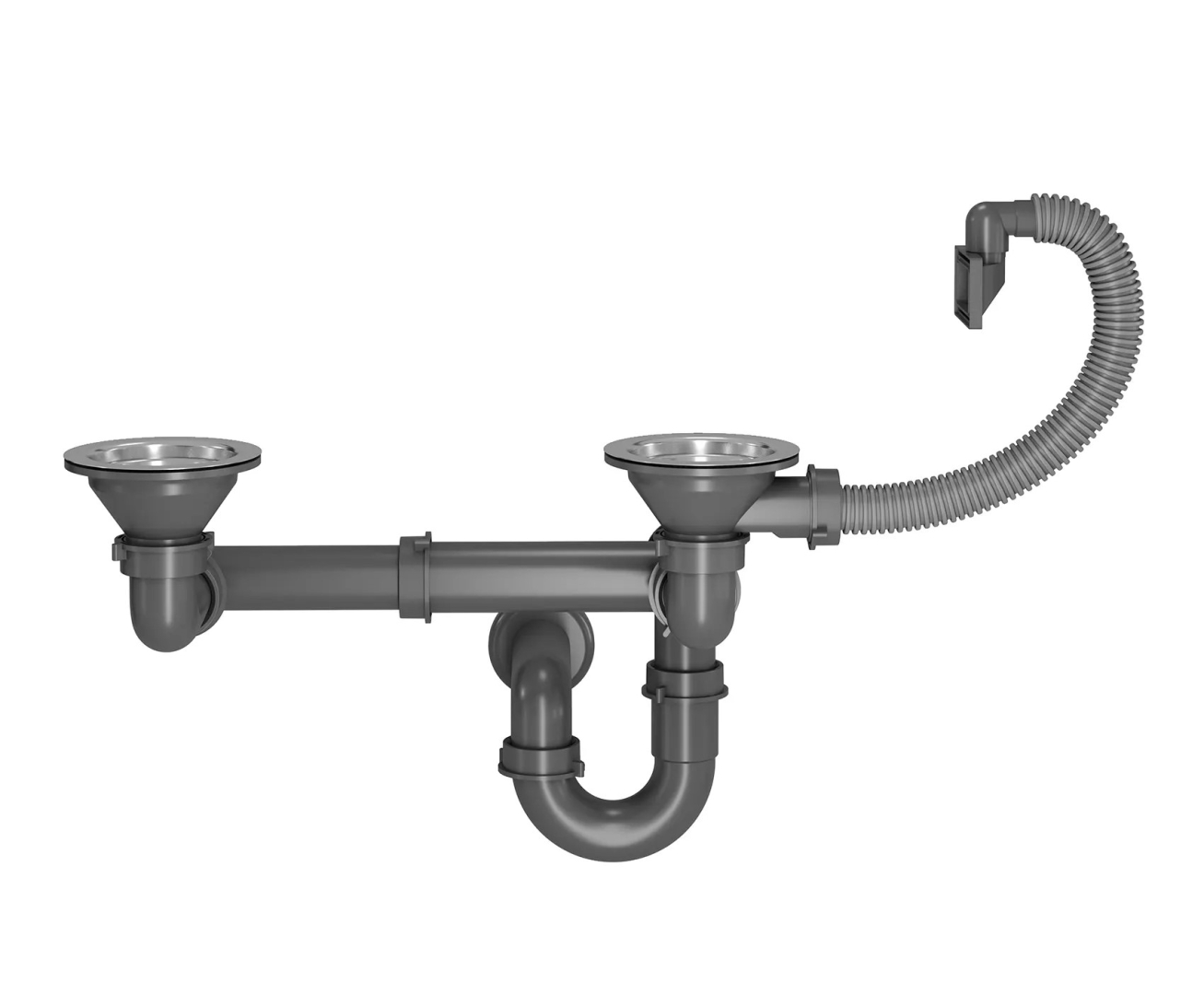 Mofém Lefolyócsomag 3 1/2 dupla kivitelben EVO2 és Infinite mosogatótálcához R760022806