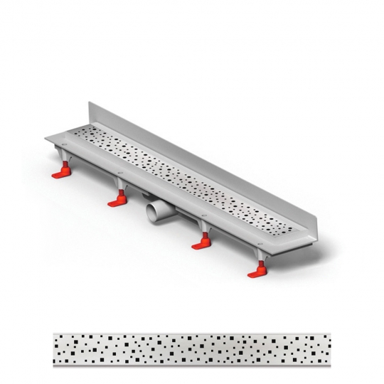 Mofém Linear Sarok Zuhanyfolyóka MLS-650 Drops